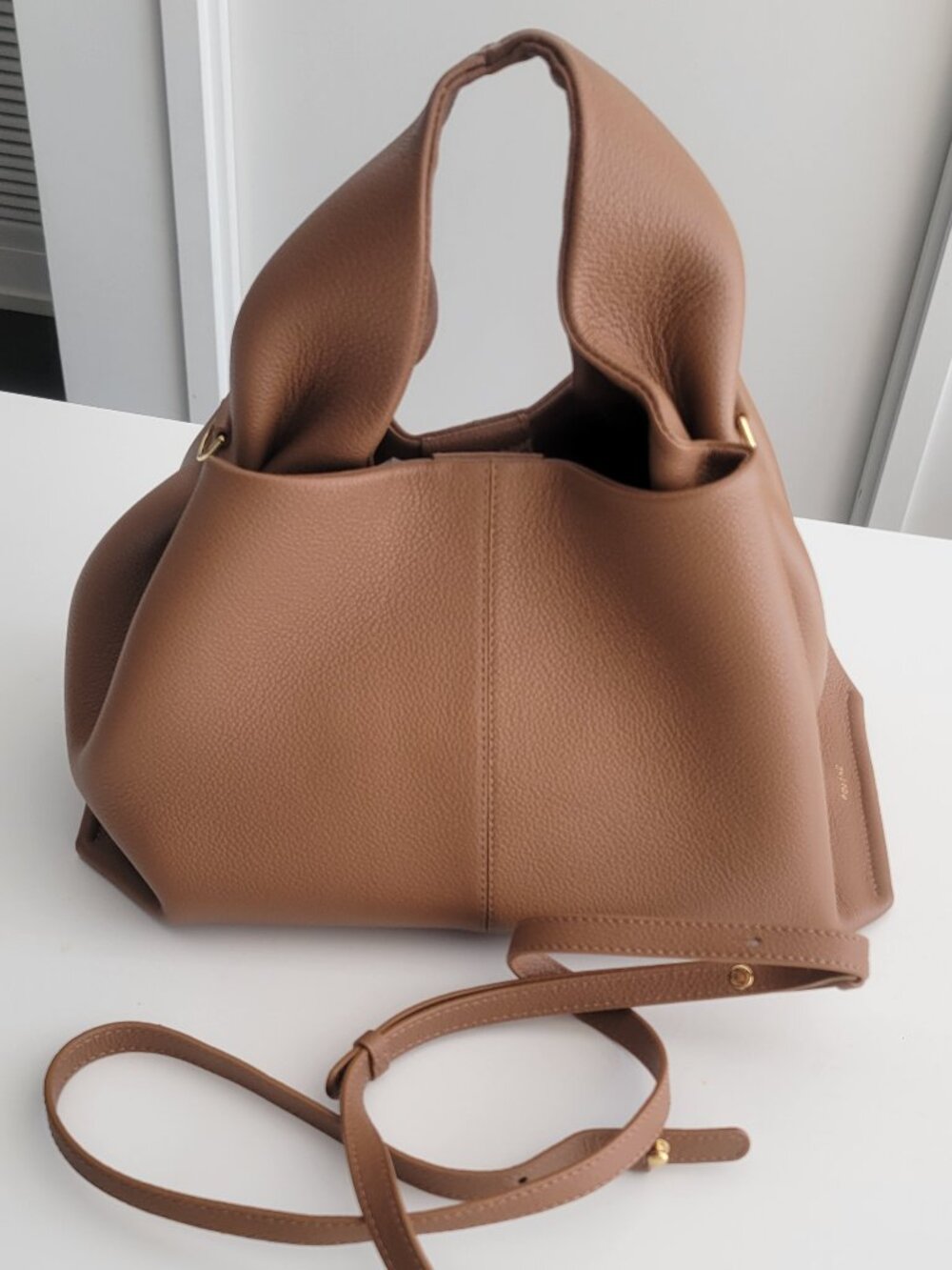 Polene Handbag numéro 9 camel